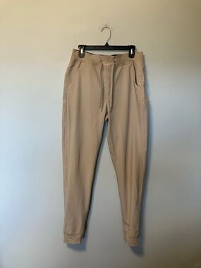 Birddogs Men's Beige Drawstring Jogger Pants